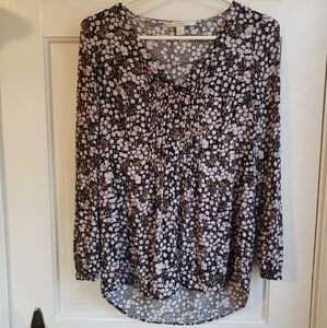 Lauren Conrad Floral Blouse XS